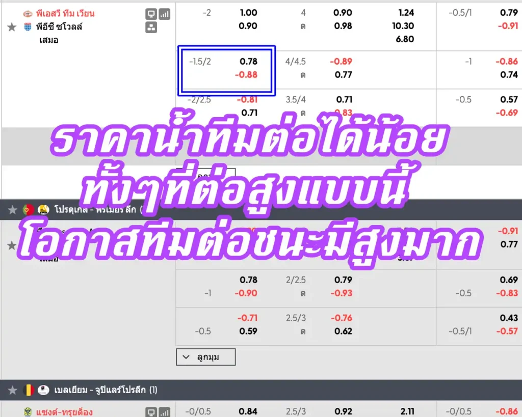 ราคาบอล 1.75 (ลูกครึ่งควบสอง)